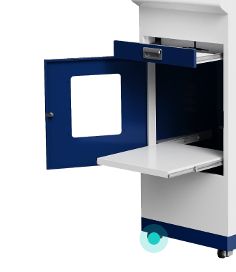 이동식 캐스터 장착